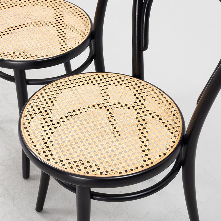 Six model 14 chairs, Ton, 21st century.