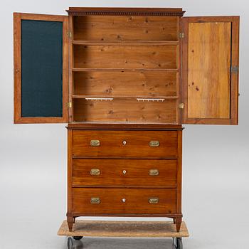 Bookcabinet, Sweden, late Gustavian style 19th century.