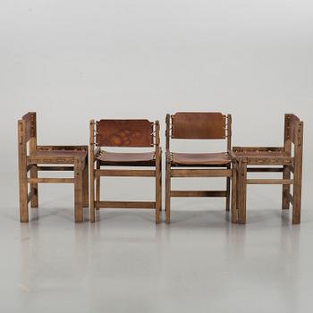 FOUR CHAIRS 1970'S.