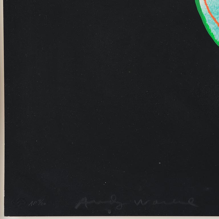 Andy Warhol, "Frölunda Hockey Player".
