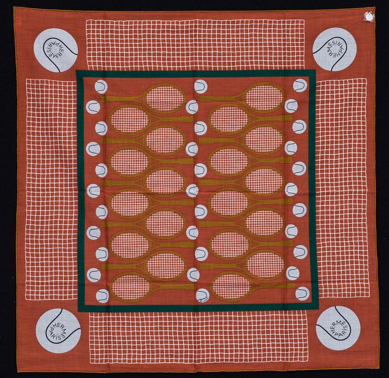 SCARF, "Carre Foulard", Hermès, specialutgåva för Lacoste.