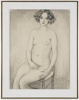 Nils von Dardel, Sitting model (Nadia).