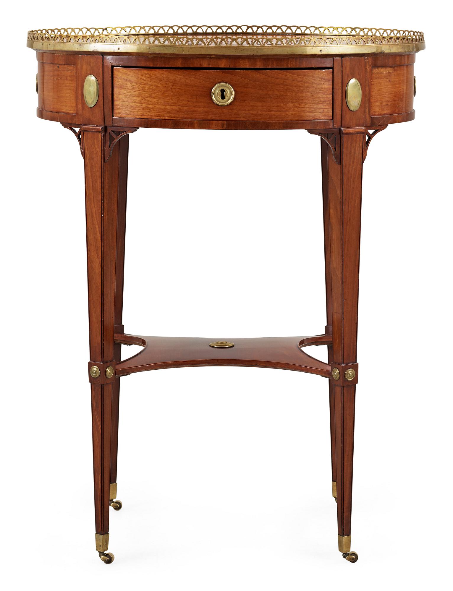 BORD, troligen av Gottlieb Iwersson (mästare i Stockholm 1778-1813). Sengustavianskt.