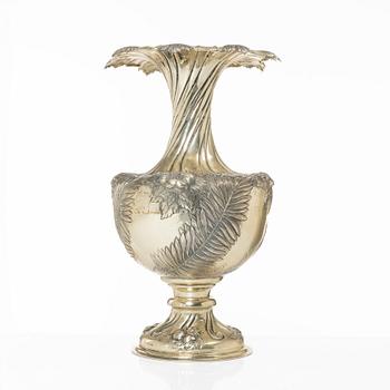 A silver 800 large vase, Agma, Milan, Italy, circa mid-20th Century.