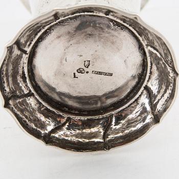 A Swedish 18th century silver cup mark of Arvid Floberg Stockholm 1769 weight 442 grams.