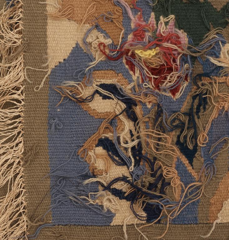 VÄVNAD, Gobelängteknik, 49 x 46,5 cm, Signerad AW (Alma Andreasson-Wenchert).