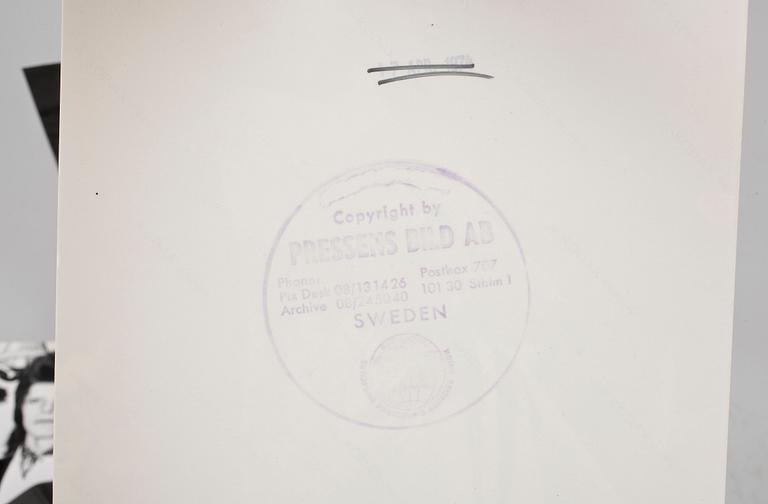 DAVID BOWIE MEMORABILIA, 8 delar, 1970-tal.