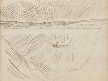 Carl Kylberg, pencil drawing.