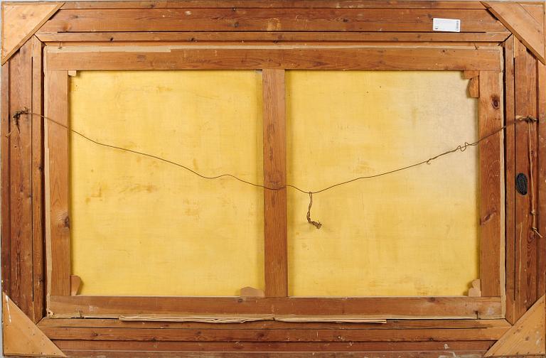 OKÄND KONSTNÄR, olja på duk, signerad copia af F Trampe.