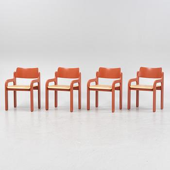 Eero Aarnio, a set of four 'Flamingo' armchairs from Asko, Finland, 1970's.