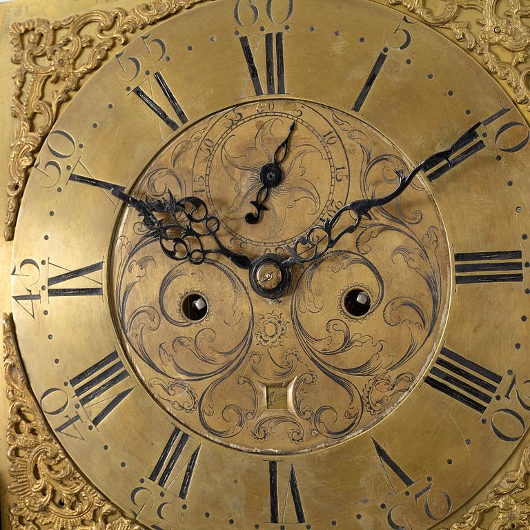 Longcase clock, circa 1800, signed Coleman & Co, Falkirk.
