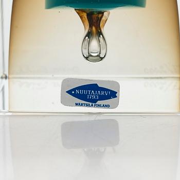 Oiva Toikka, vuosikuutio, signeerattu Oiva Toikka, Nuutajärvi 1983, numeroitu 97/2000.