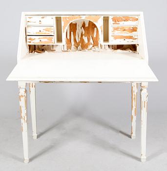 SEKRETÄR, gustaviansk stil, 1900-talets början.