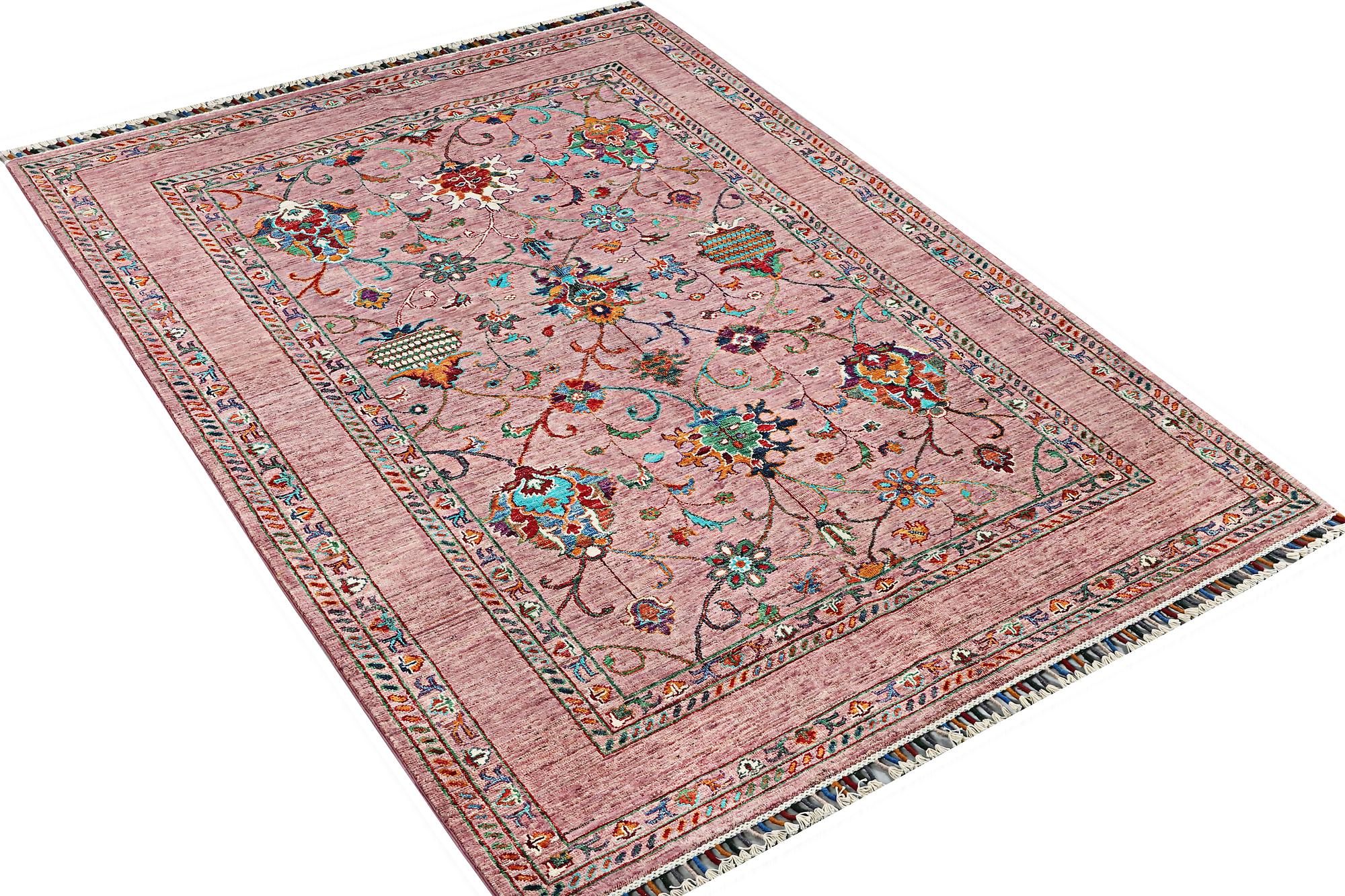 A rug, Zeigler Ariana, c. 206 x 155 cm.