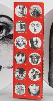 PIERO FORNASETTI, a set of two porcelain plates.