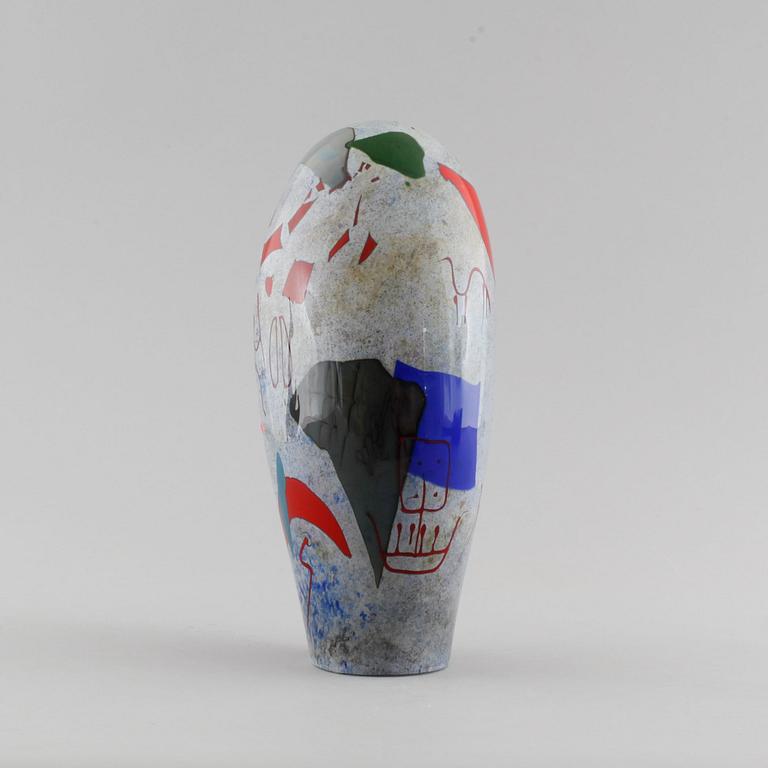 JAN-ERIK RITZMAN, a glass object, signed.