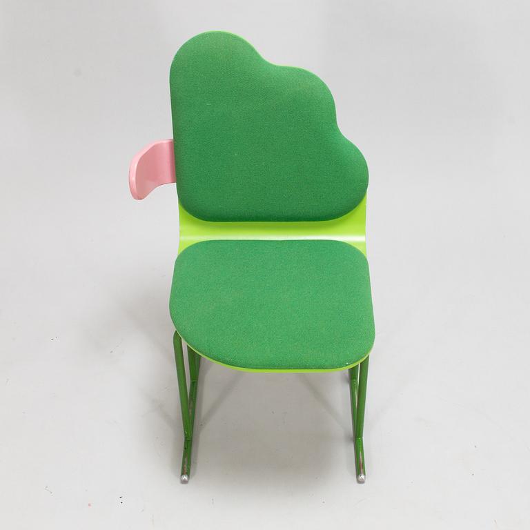 Yrjö kukkapuro, a 1980's 'Cloud' chair for Avarte.