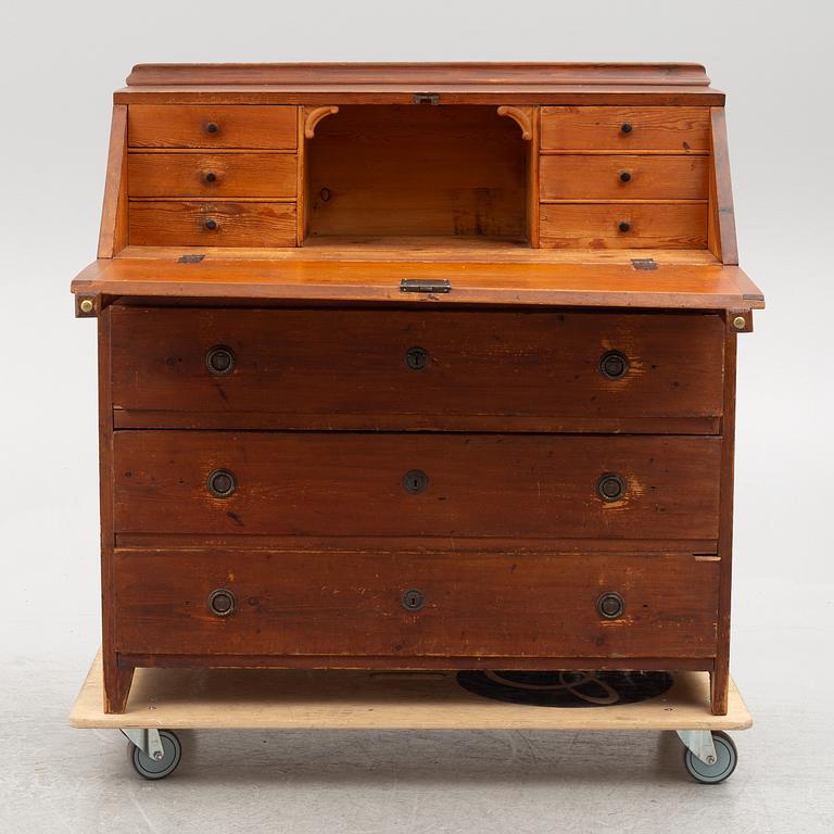 A secretaire, 19th Century.