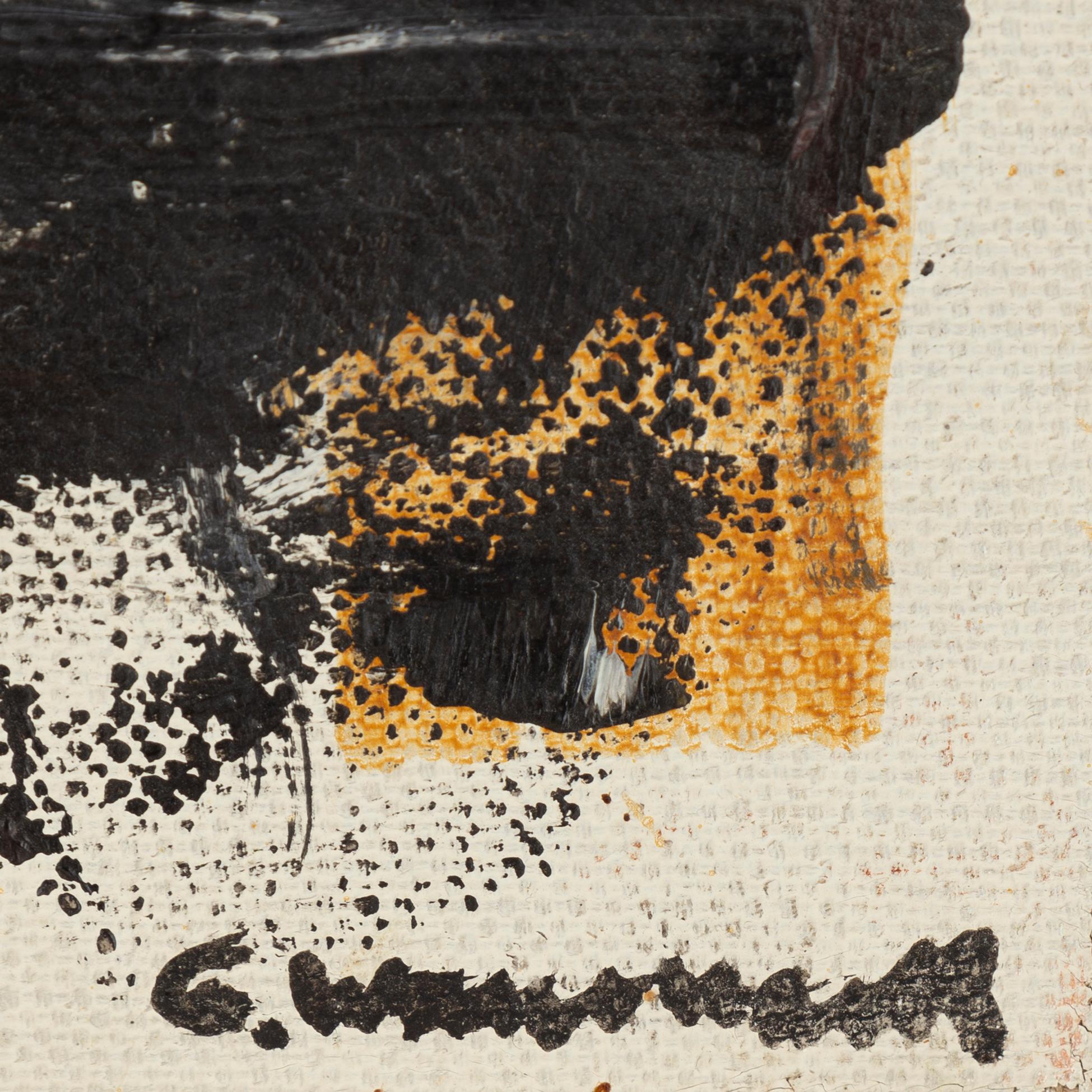 Gösta Wallmark, oil on canvas, signed. dated -61 verso.