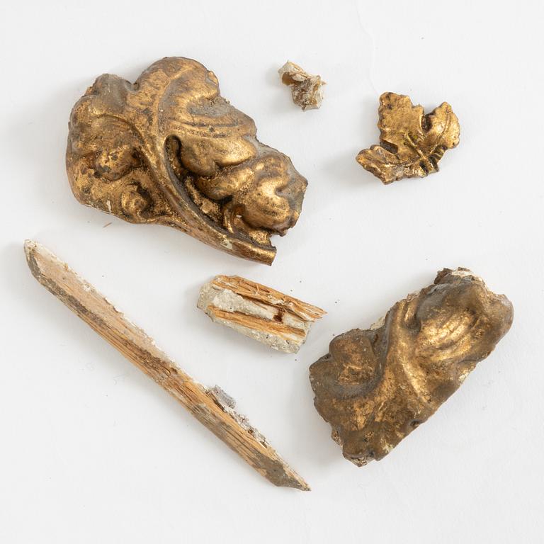 Spegel, rokokostil, 1800-talets slut.