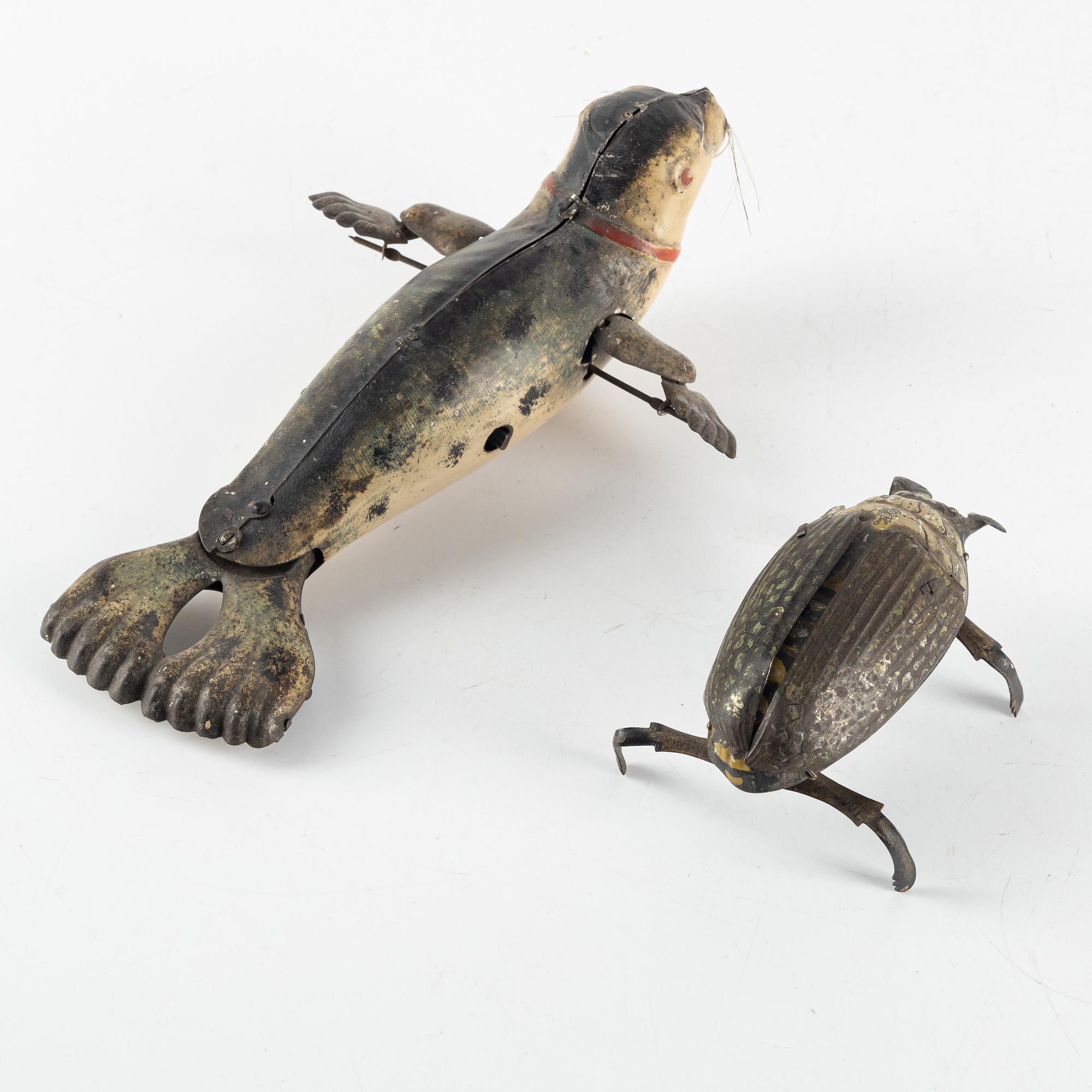 Lehmann, "Performing sea lion" samt "Beetle", Tyskland, 1900-talets första hälft.