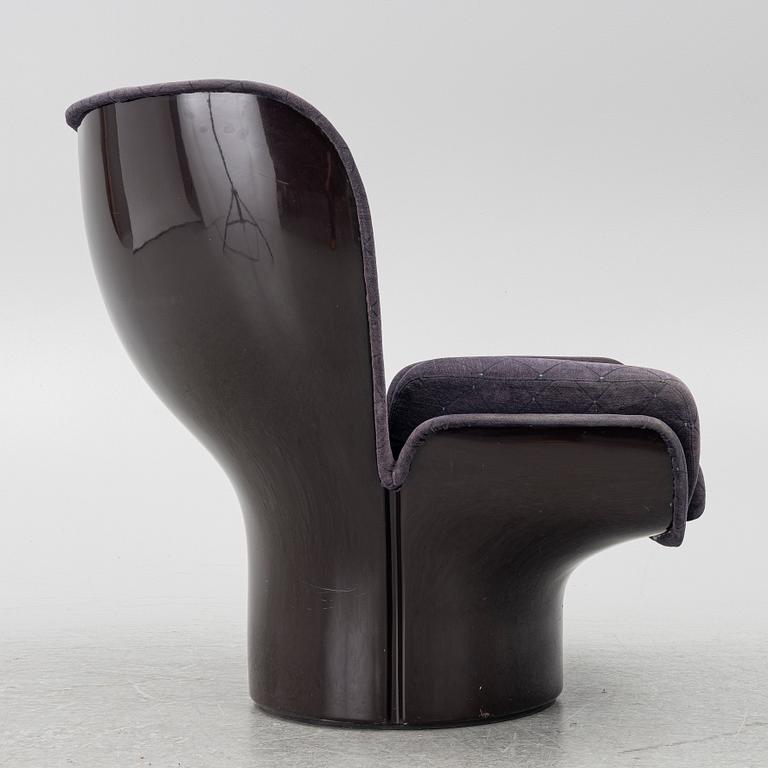 Joe Colombo, fåtölj, "Elda", Comfort, Italien, 1960-70-tal.