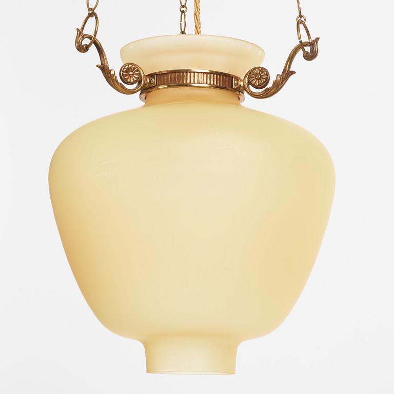 Bertil Brisborg, ceiling lamp, model "31914", Nordiska Kompaniet 1940s-50s.