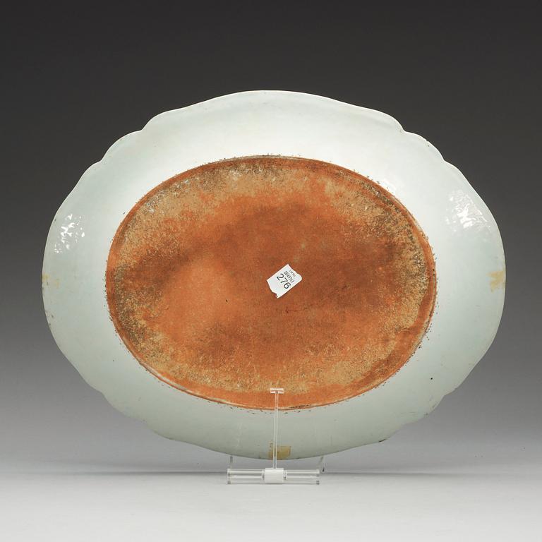 FAT, kompaniporslin. Qing dynastin, Qianlong (1736-95).