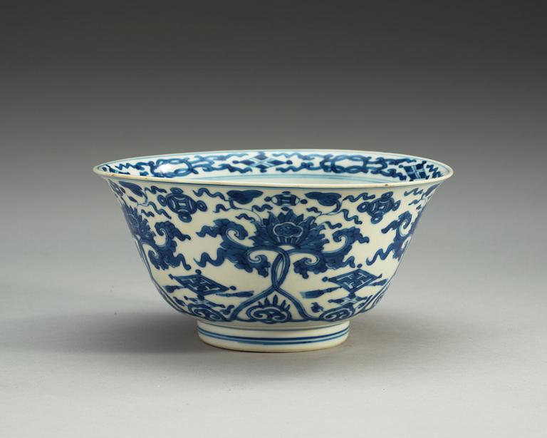 SKÅL, porslin. Qing dynastin, Kangxi (1662-1722).