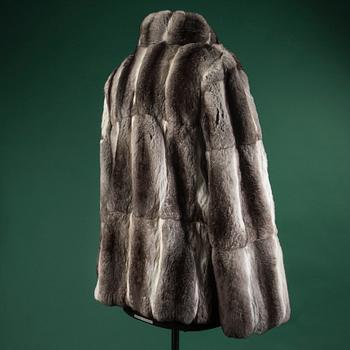 A fur jacket by KIWI FURS, Stockholm.