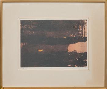 OLA BILLGREN, färglitografi, signerad, daterad -82 samt numrerad 26/100.