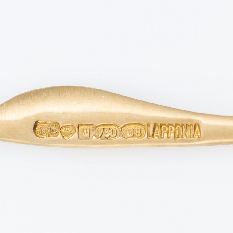 Lapponia, necklace, 18K gold, Finland 1981.