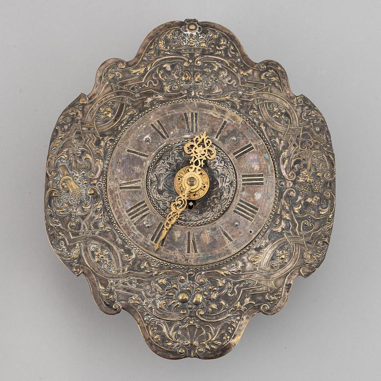 Wall clock, 18th century and later.