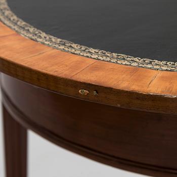 A directoire style coffee table/game table, 19th century.