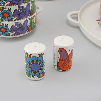 MATSERVIS, 46 delar, porslin, "Acapulco", Villeroy & Boch, Luxemburg, 1900-talets andra hälft.