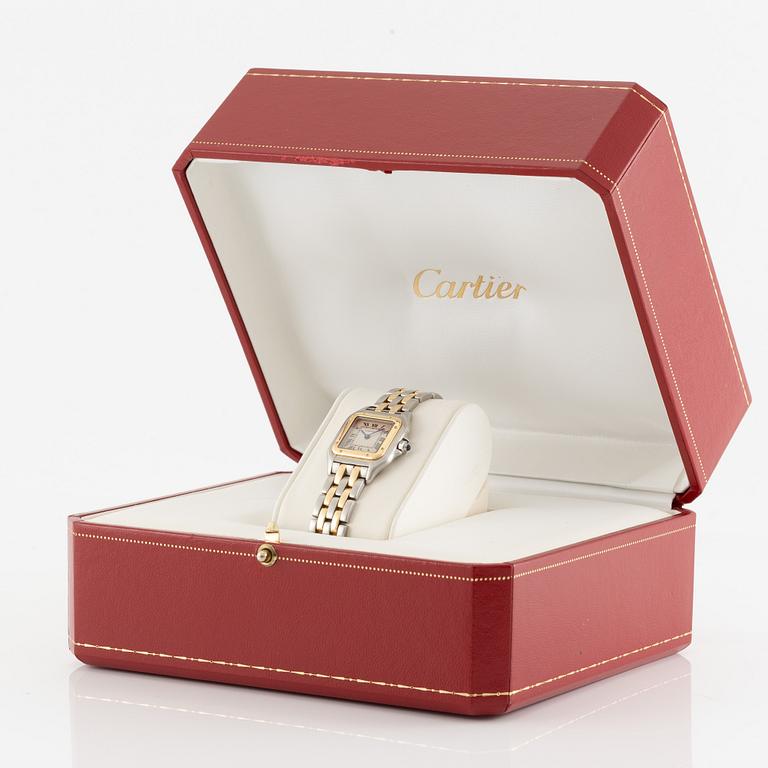 Cartier, Panthère, armbandsur, 21,5 x 21,5 (29,5) mm.