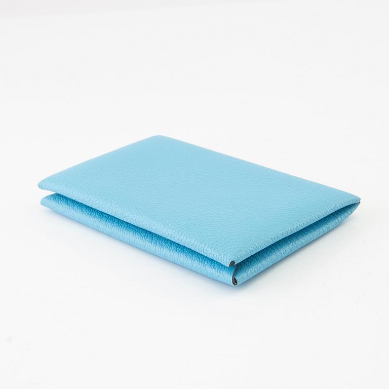 Hermés, card holder, "Porte-Cartes Calvi Chevre Mysore" 2021.