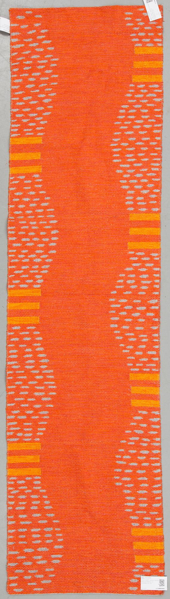 VÄVD TAPET, slätväv, Kerstin Åsling-Sundberg, Ca 214,5x56,5 cm.