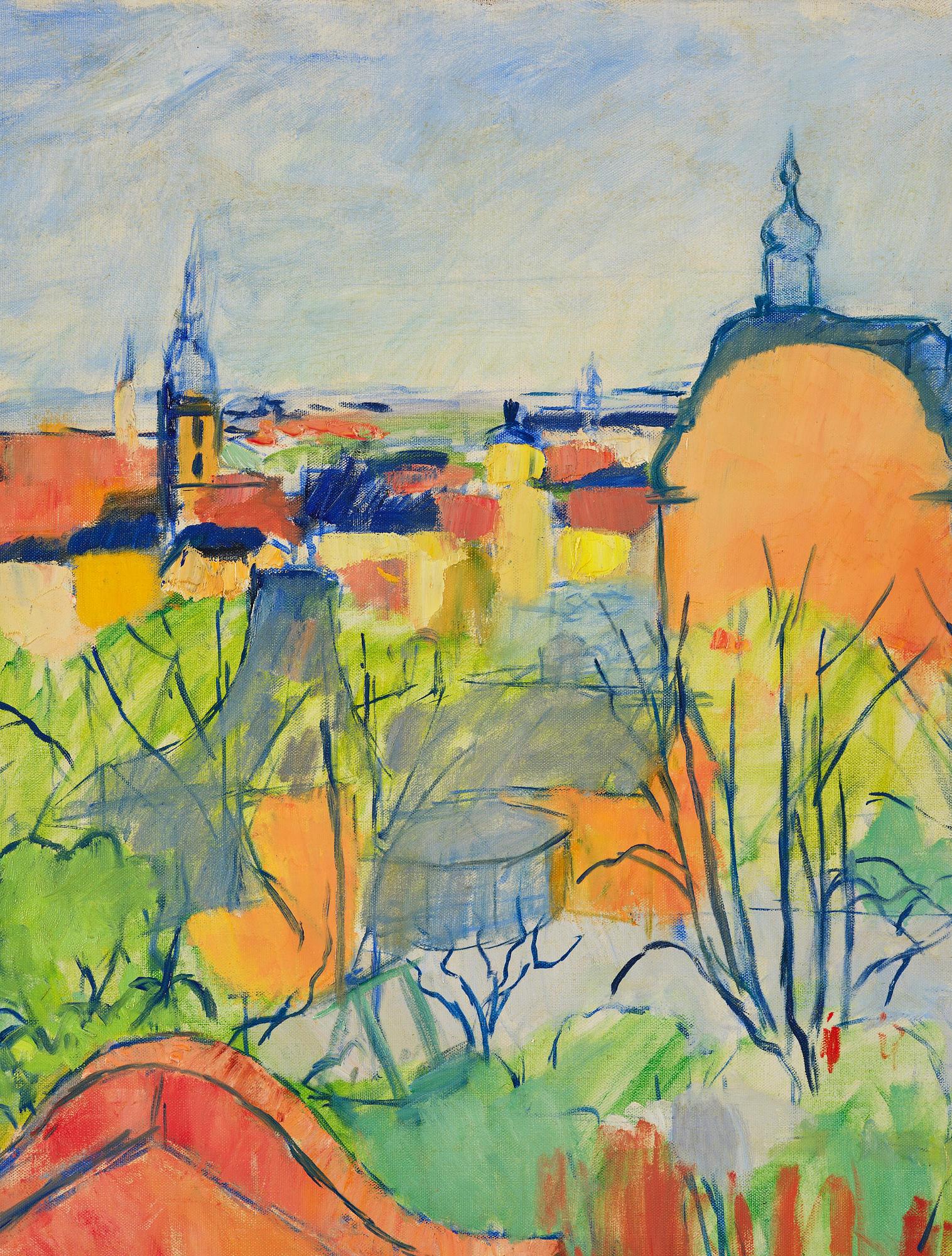 Hilding Linnqvist, "Vårutsikt över Stockholm".