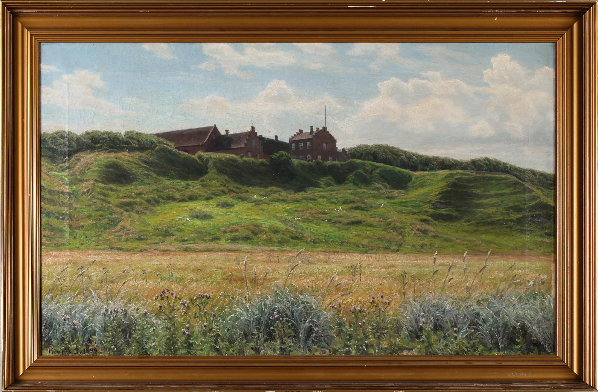 HENRIK JESPERSEN, olja på duk, signerad och daterad 1899.