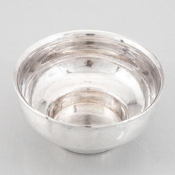 Atelier Borgila, bowl, sterling silver, Stockholm 1981.