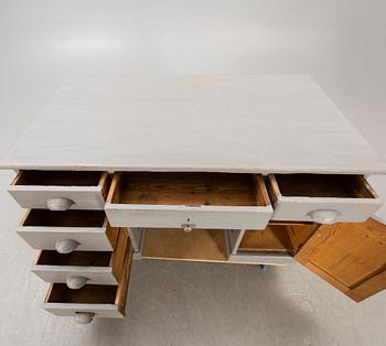 An early 1900s painted writing desk.