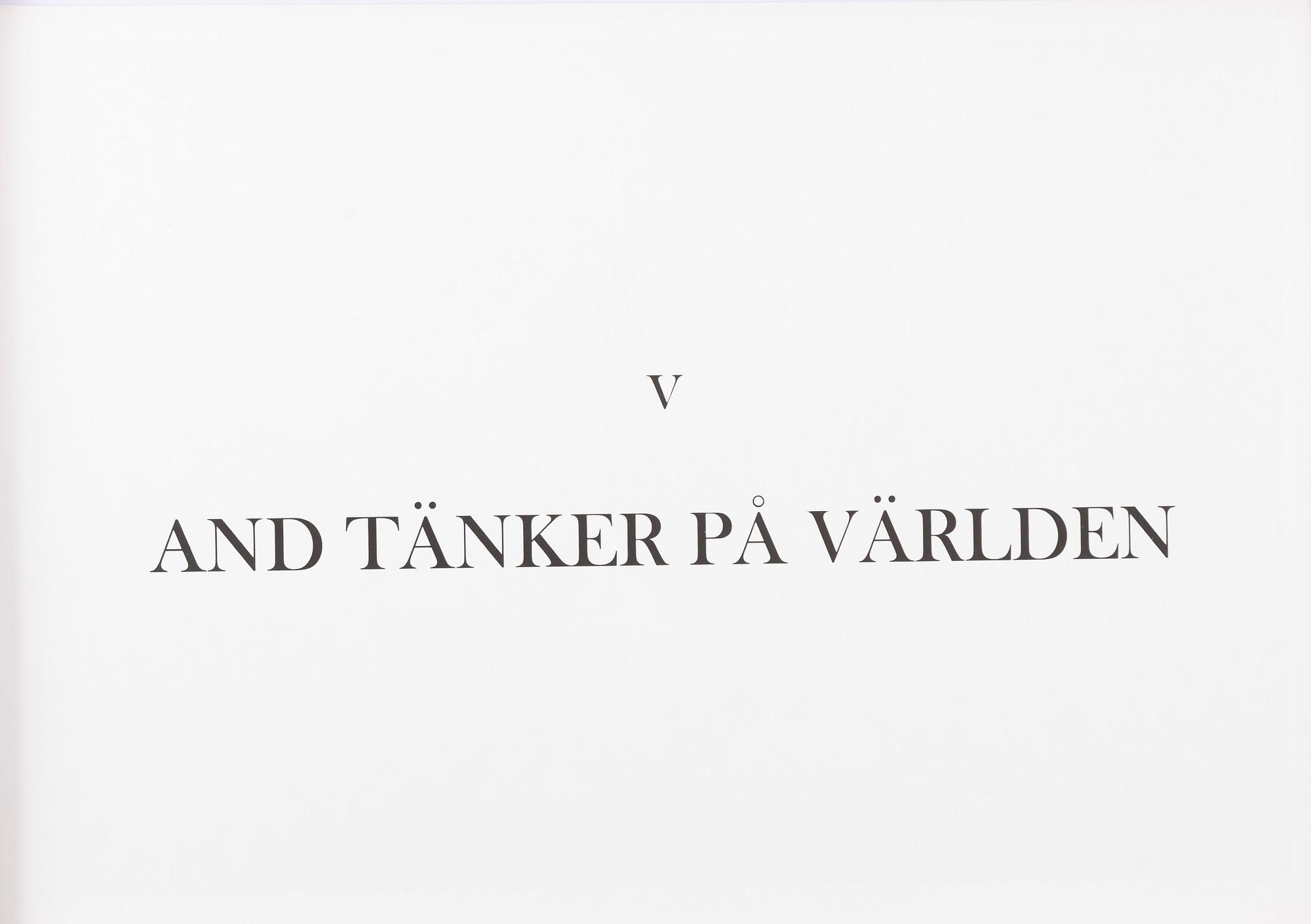 Ernst Billgren, "Mapp "Vid vägens slut" med 5 färglitografier och en akvarell.
