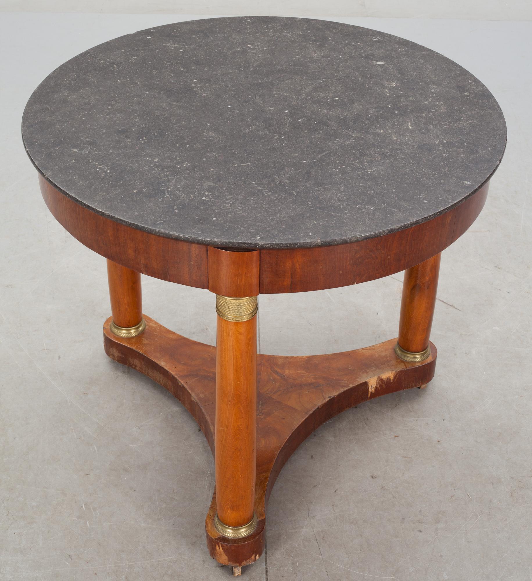 SALONGSBORD, empire, Frankrike, 1800-talets första del.