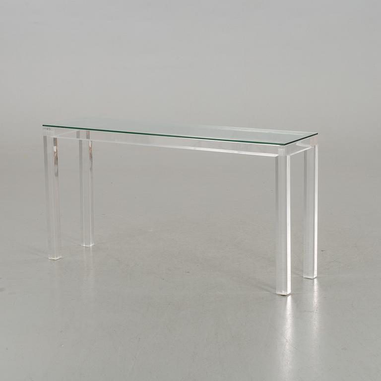 SIDEBOARD, glass and plexi.