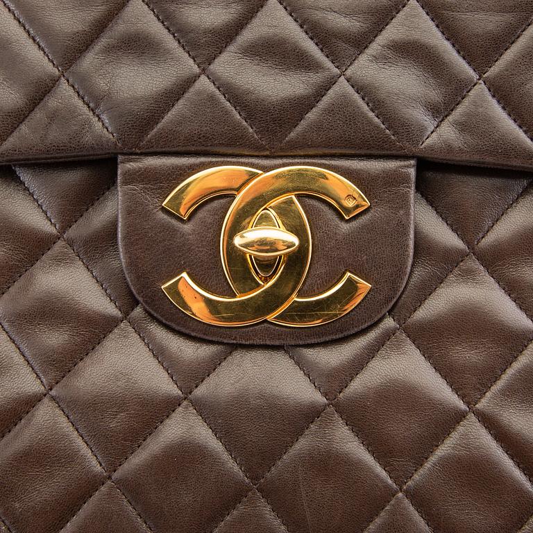 Chanel, "Maxi single Classic flap bag" bag 1989-91,