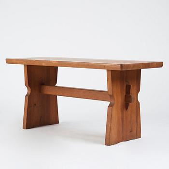 Axel Einar Hjorth, a stained pine 'Värmdö' table, Nordiska Kompaniet, Sweden 1930s.