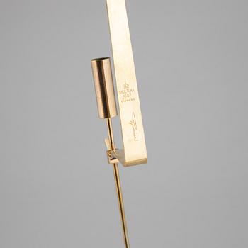 Pierre Forsell, four 'Pendeln' brass wall sconces, Skultuna.