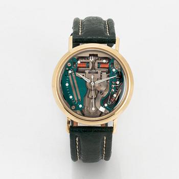 Bulova, Accutron, Spaceview, wristwatch, 35 mm.