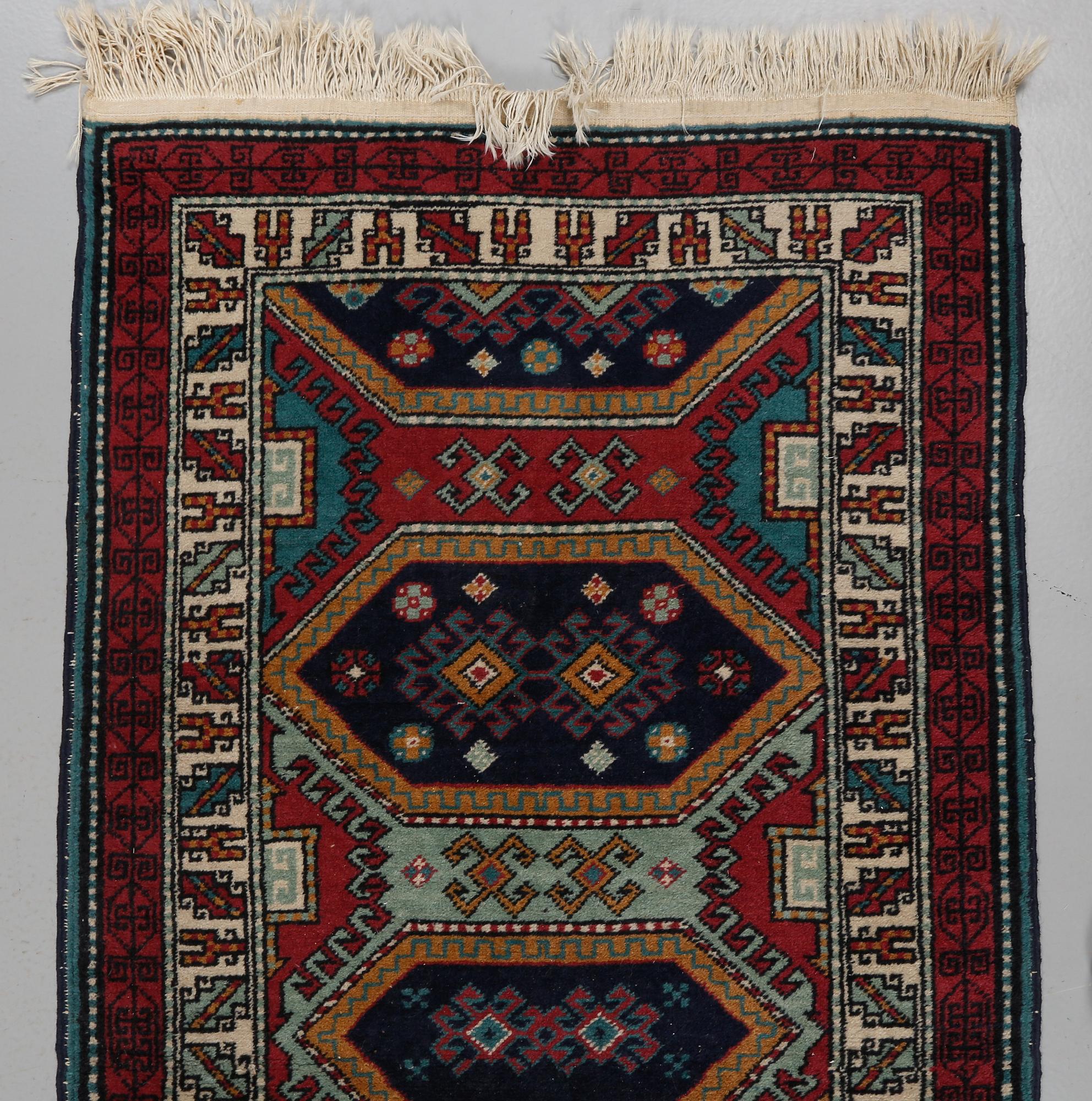 GALLERIMATTA, orientalisk, 305 x 70 cm, sent 1900-tal.